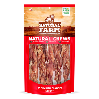 Triple Braided Bully Sticks | Light & Senior Dogs
