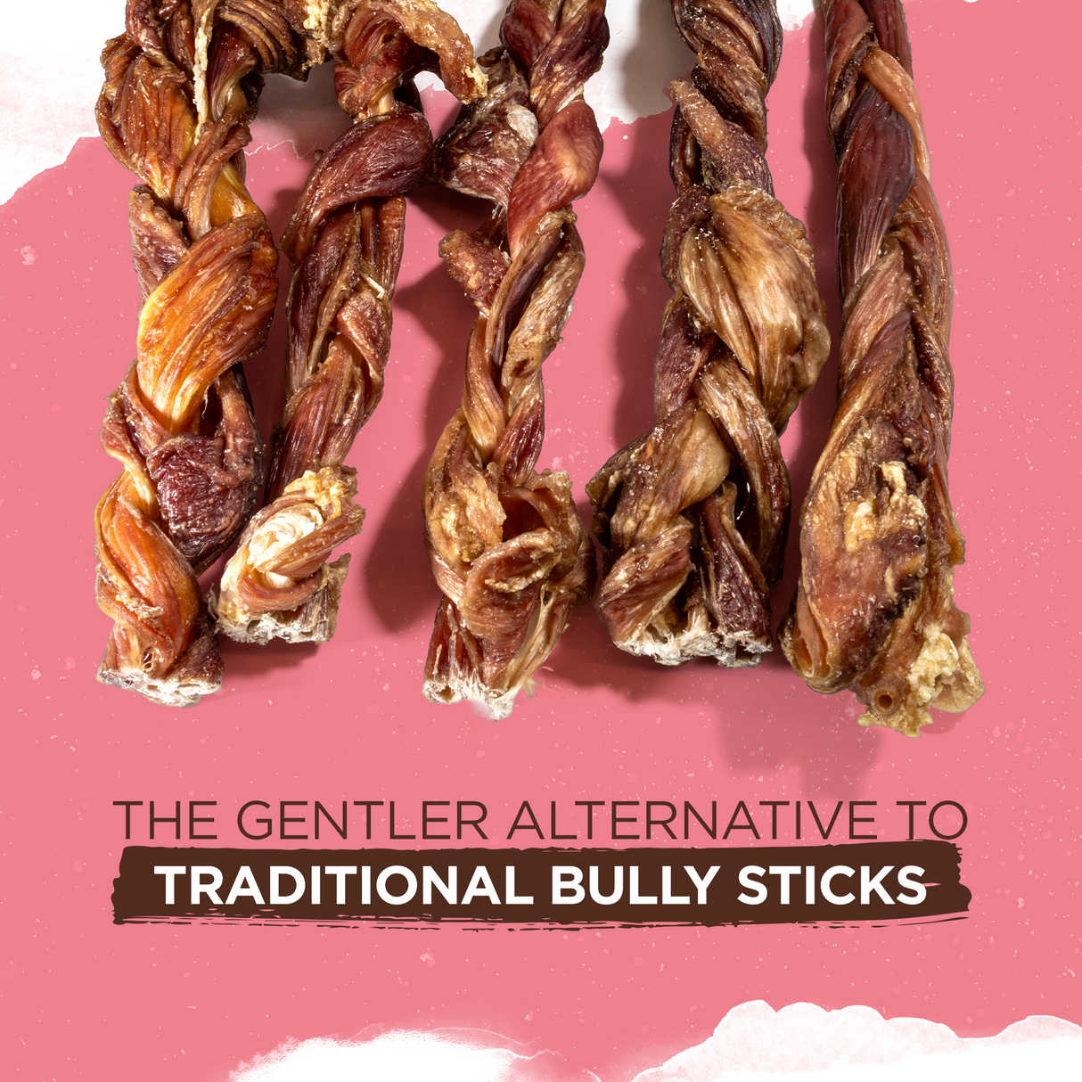 Large - Braided Bladder Bully Sticks