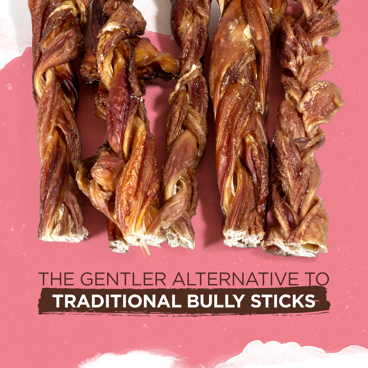 Large - Braided Bladder Bully Sticks