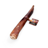 Natural Farm 30cm Power Bully Stick, 1 count, isolated on a transparent background. An extra-thick, all-natural premium dog chew with official packaging highlighting it as naturally odour-free and built for hard chewers in the Australian market.